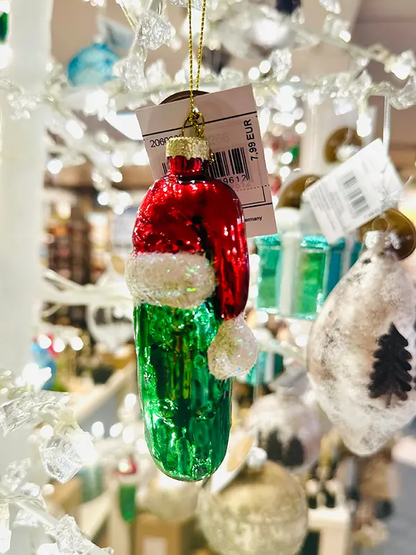 Weihnachtsbaumschmuck Gurke