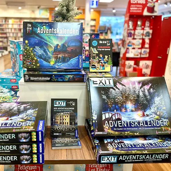 Präsentaton mit diversen Adventskalendern