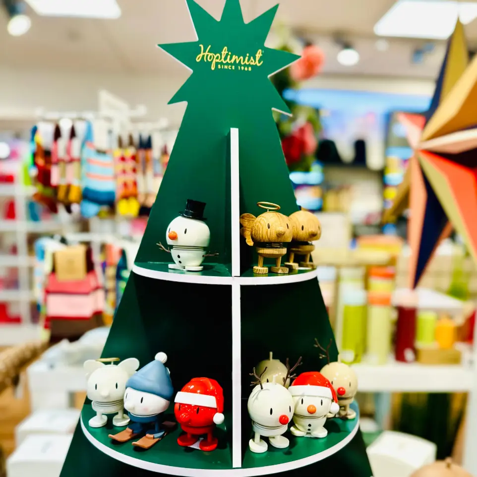 Display mit diversen Modellen Hoptimisten