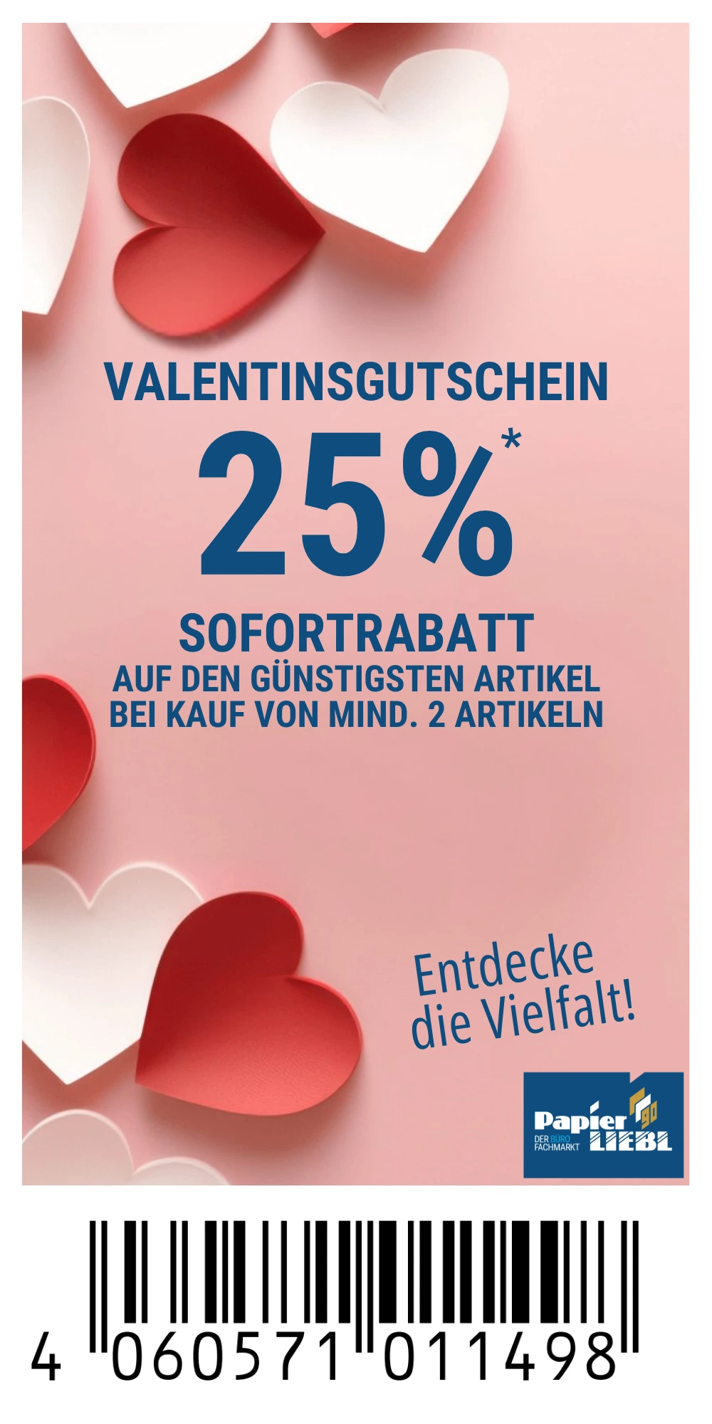 Valentingsgutschein