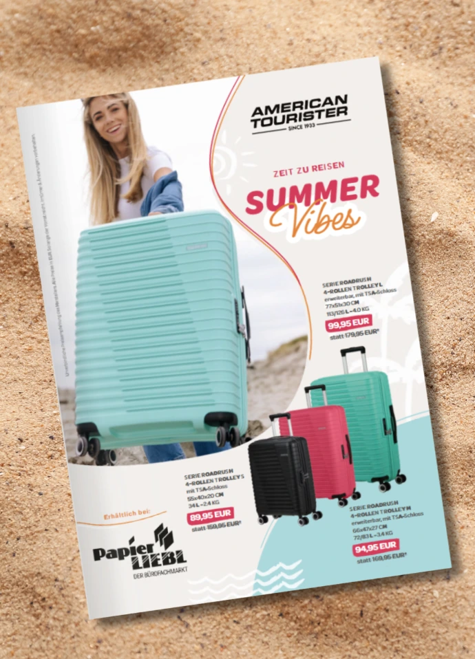 Kofferflyer von American Tourister