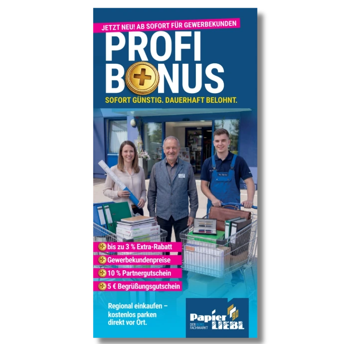 Flyer Gewerbekundenbonus