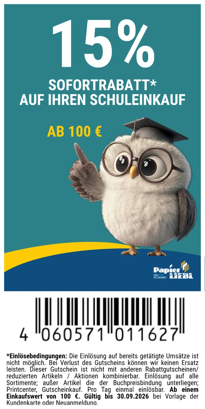 15% Gutschein